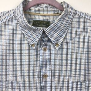 JL Powell XXL mens poplin button down shirt